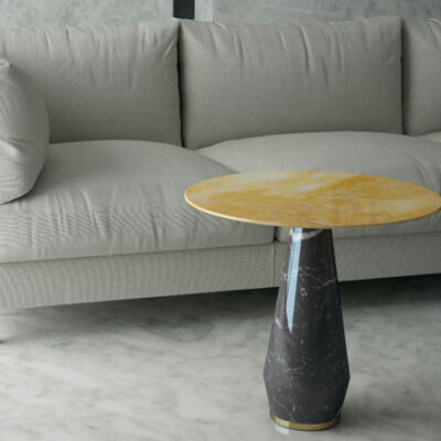 round-Italian-marble-side-table
