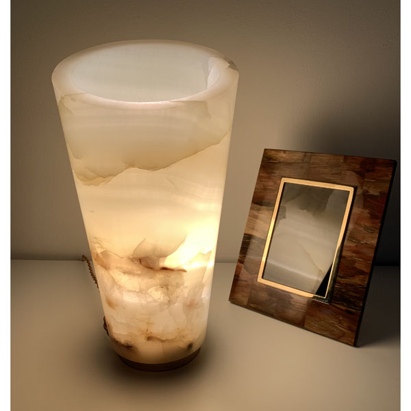 Ma Boreal Onyx Table Lamp Stone, Onyx Stone Night Light Table Lamp