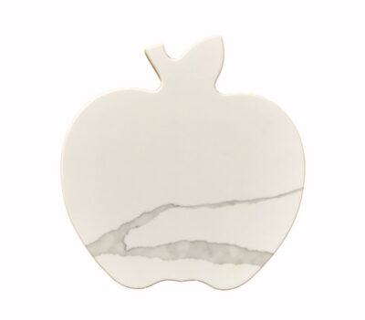 calacatta-quartz-apple-shape-serving-chopping-board