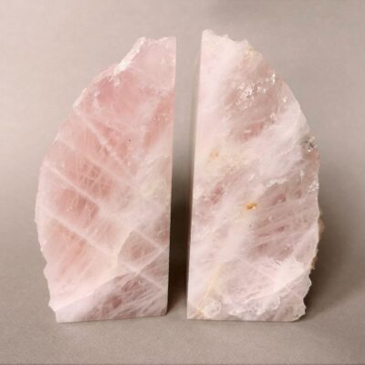 rose-quartz-bookends