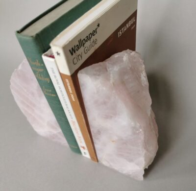 rose-quartz-bookends