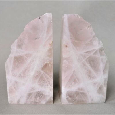 rose-quartz-bookends