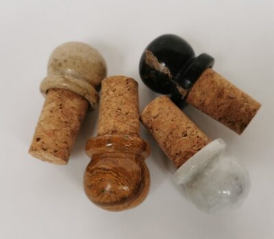 marble wine stoppers assorted colours