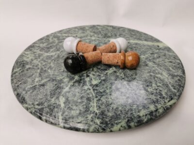 green marble lazy susan