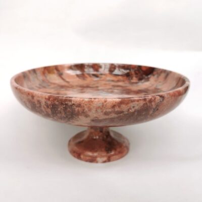 red marble fruit bowl