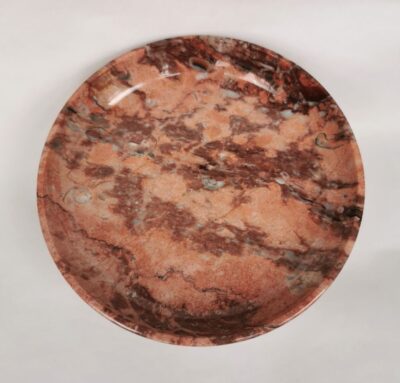 red marble fruit bowl