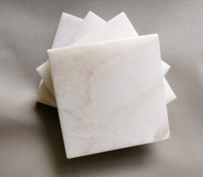 white marble coasters bianco namibia