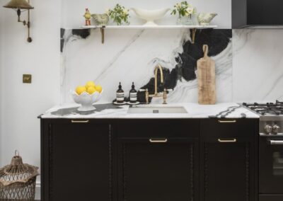 Panda marble kitchen