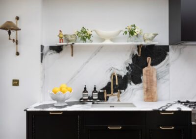 Panda marble kitchen